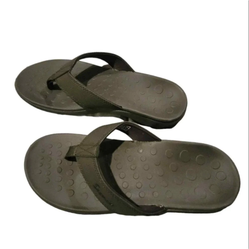 Seamix Flip Flops for Men with Arch Support, Plantar Fasciitis Sandals‎ M8/W9.5